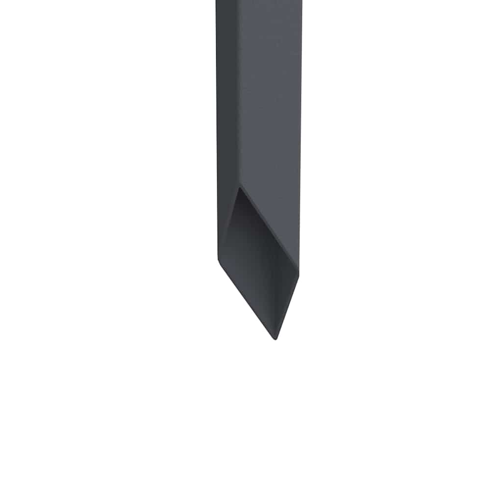 Hageprivat skjerm Dyretrykk Antrasitt 50 x 140 cm Kaldvalsestål