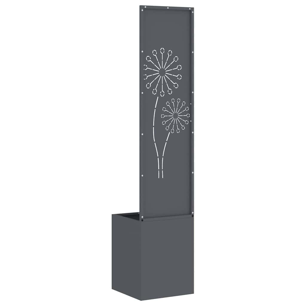 Hageprivat skjerm Fretwork Antrasitt 32 x 150 cm Kaldvalsestål