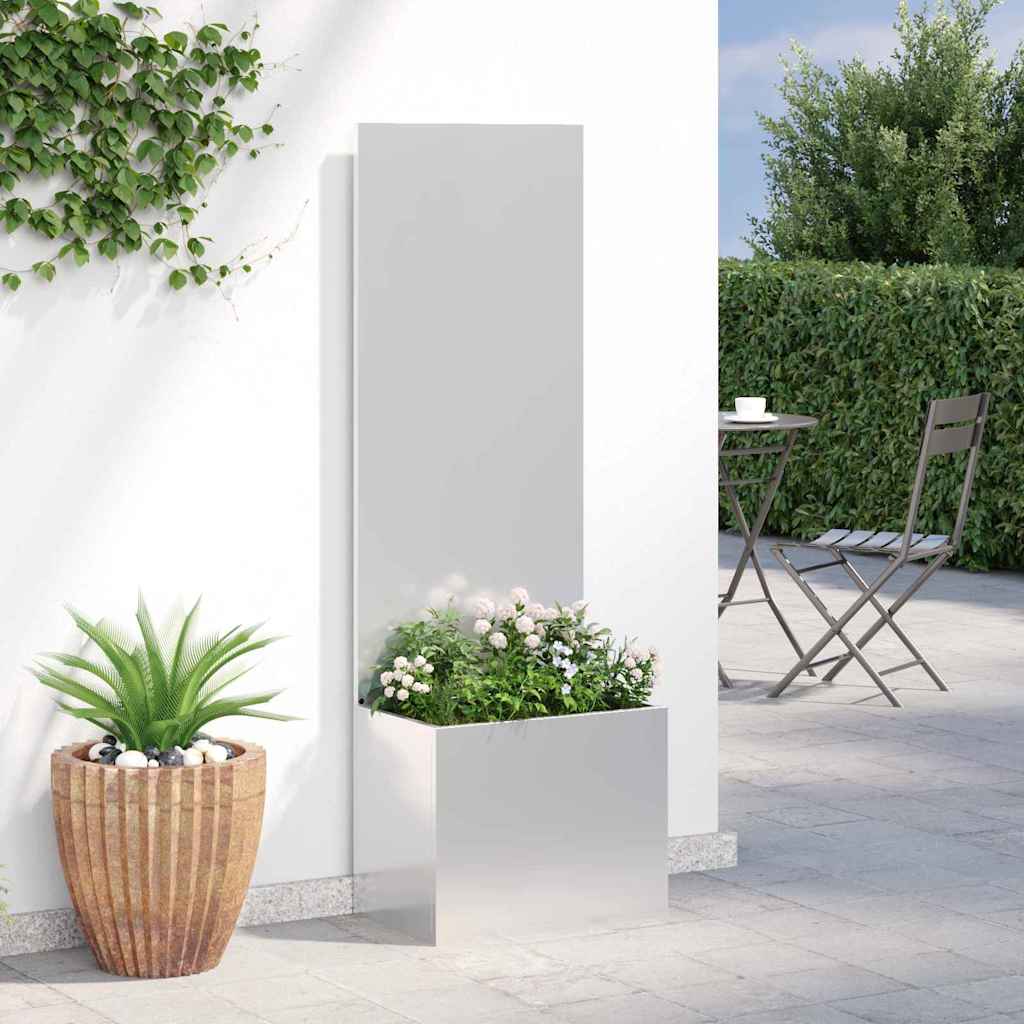 Hageprivat skjerm sølv 50 x 32 x 150 cm Galvanisert stål