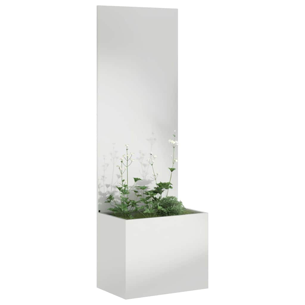 Hageprivat skjerm sølv 50 x 32 x 150 cm Galvanisert stål