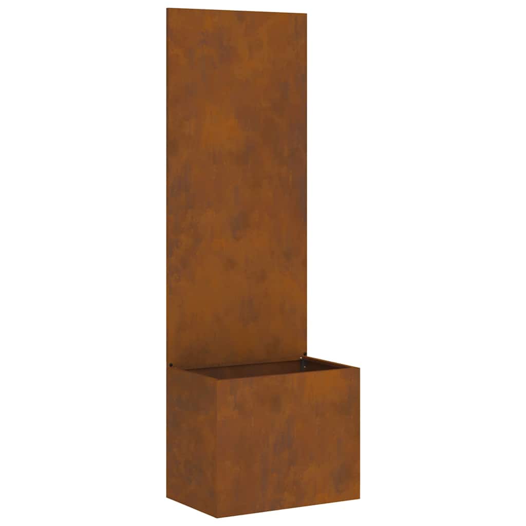 Hageprivat skjerm Fretwork Rusten 50 x 32 x 150 cm Cortenstål