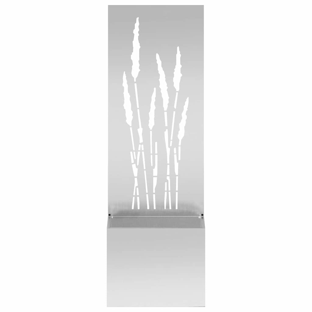 Hageprivat skjerm Fretwork sølv 50 x 150 cm Galvanisert stål