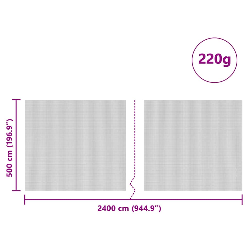 Silotrekk grønn 24 x 5 m HDPE