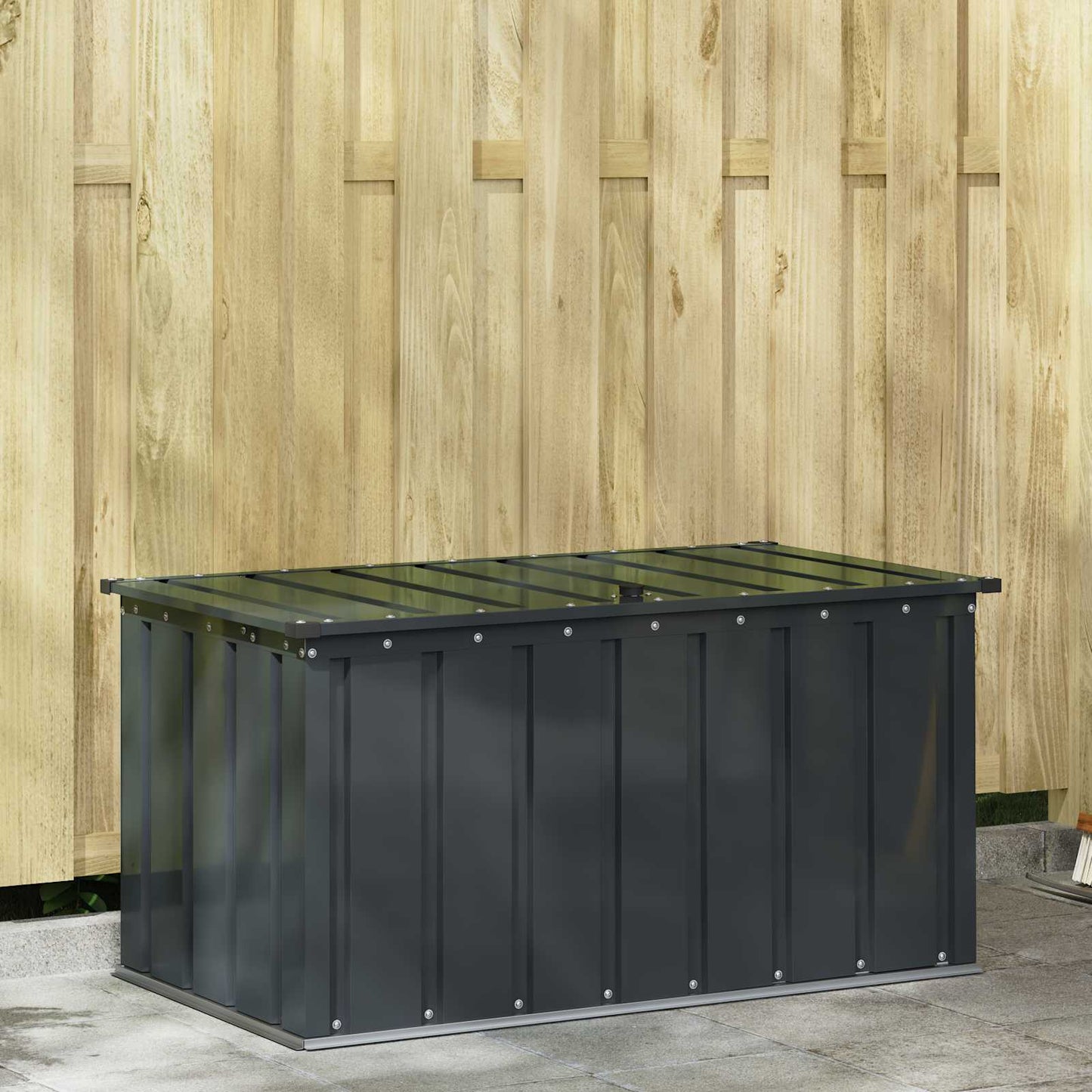 Hage Lagringsboks Svart 101 x 56,5 x 50 cm Stål