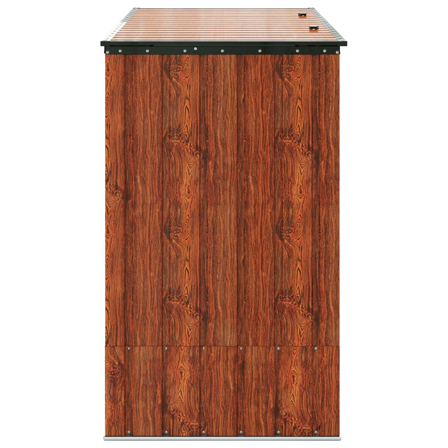 Hage Lagringsboks Brun 214 x 82 x 132 cm Stål