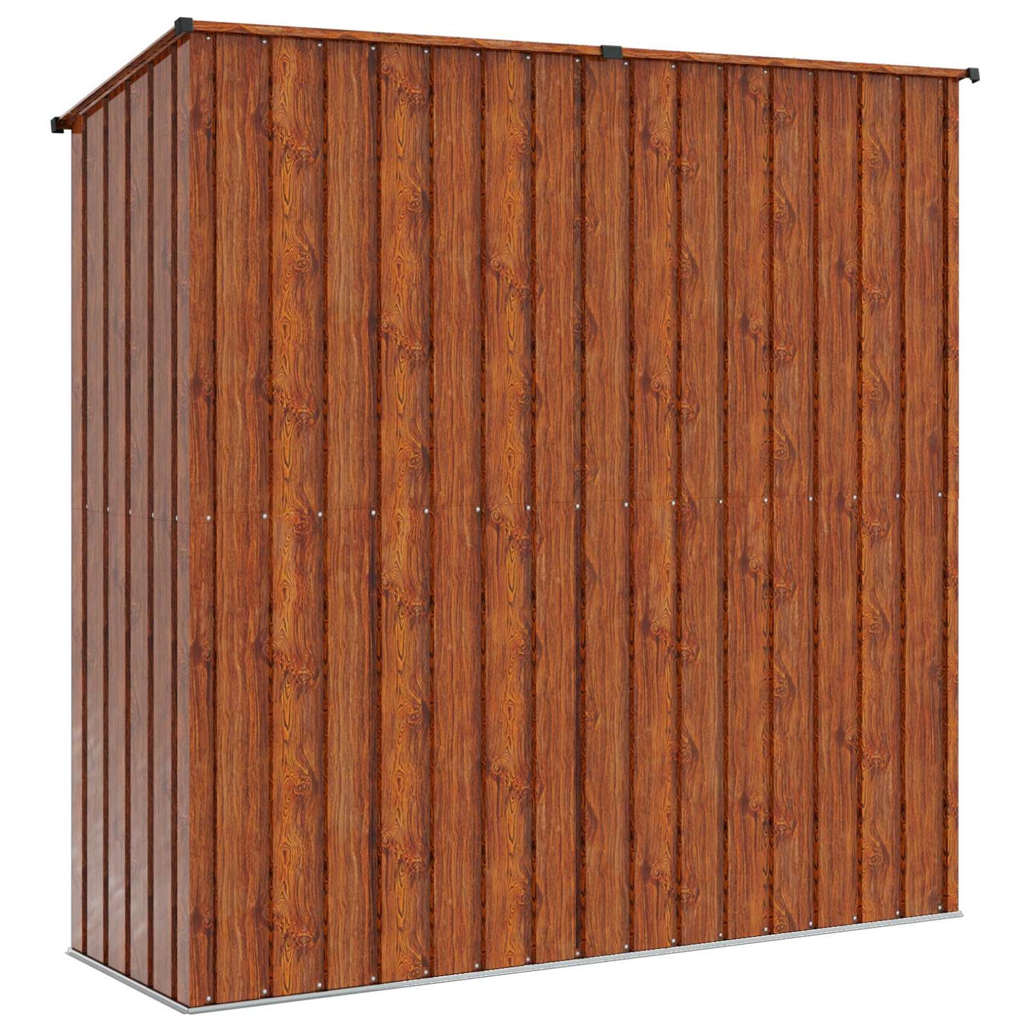 Hageskur Brun 203,5 x 73 x 200 cm Metall