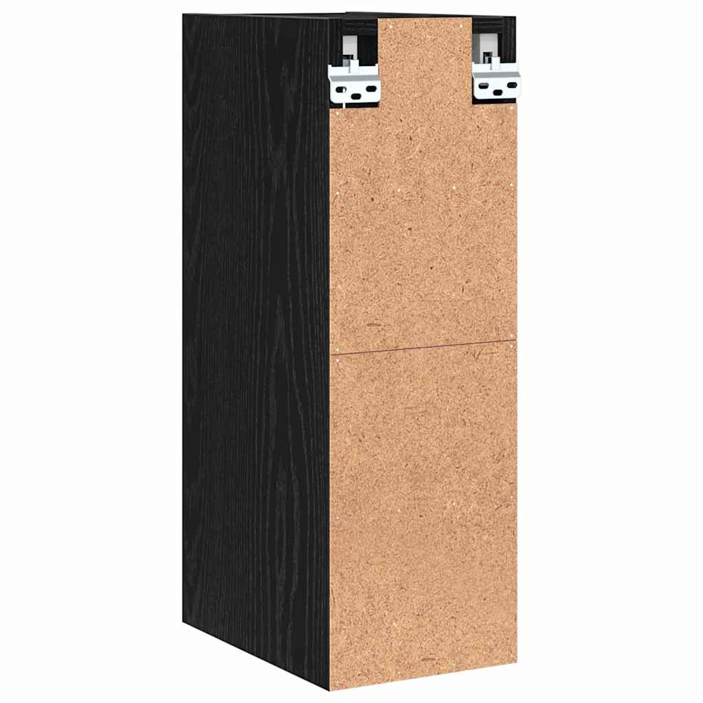 Hengende skap Svart eik 20 x 29,5 x 60 cm Konstruert tre