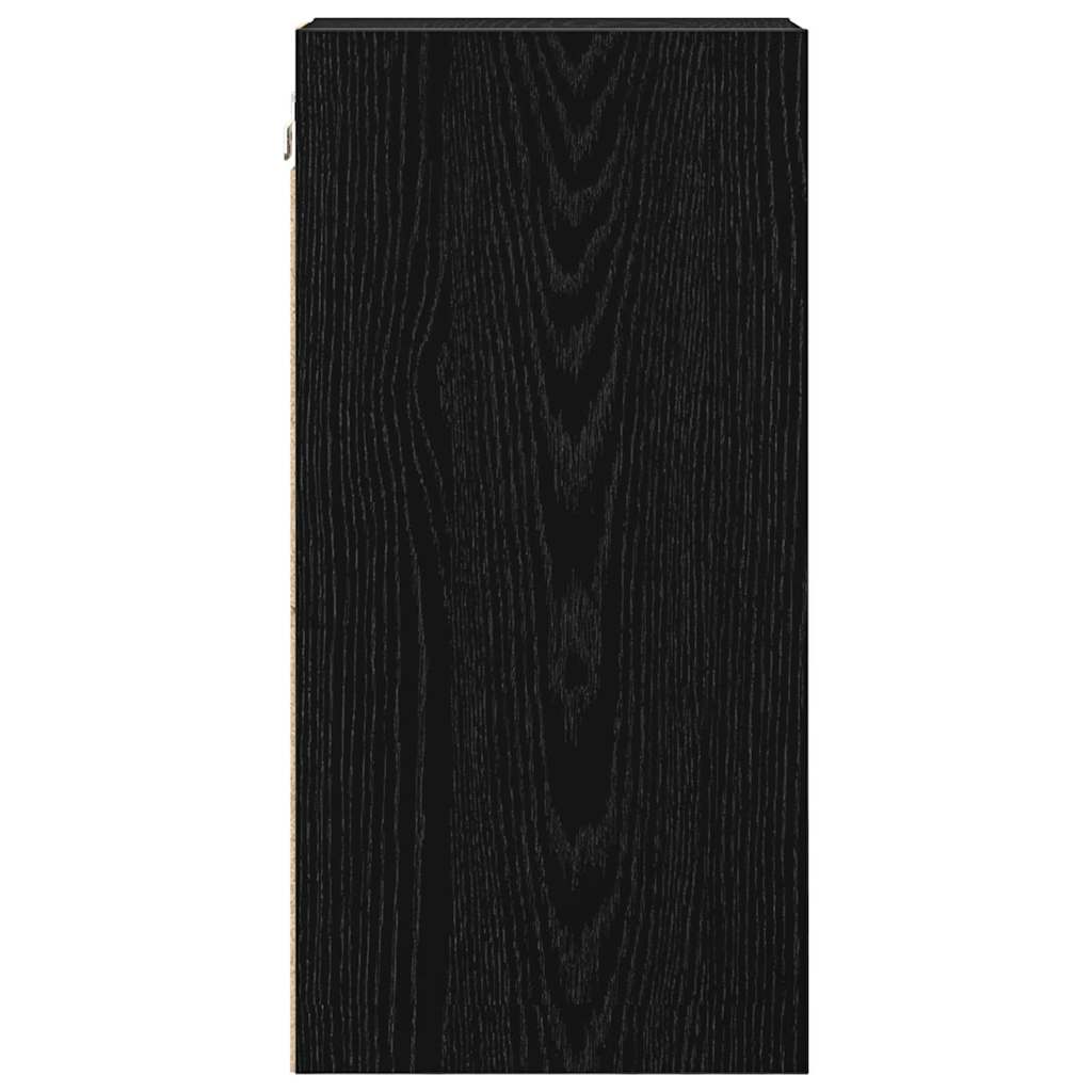 Hengende skap Svart eik 20 x 29,5 x 60 cm Konstruert tre