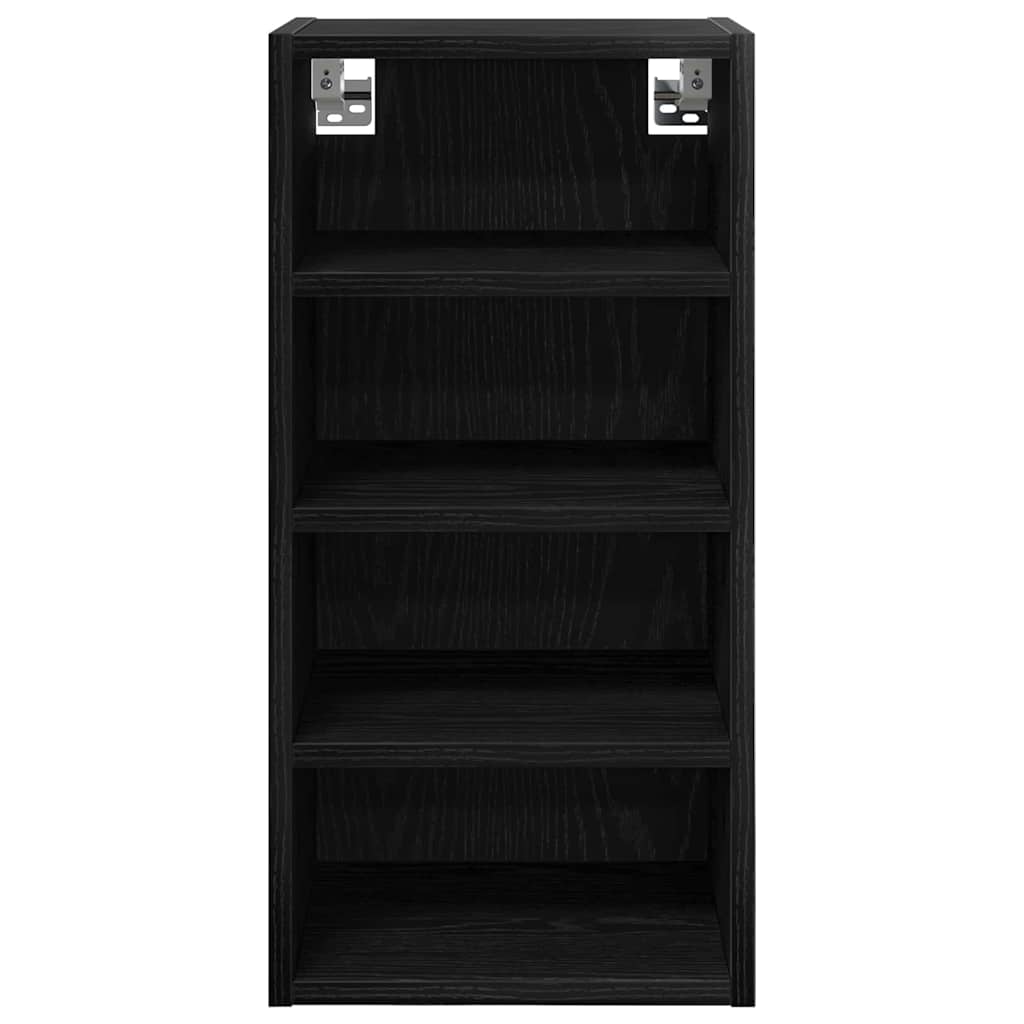Hengende skap Svart eik 30 x 29,5 x 60 cm Konstruert tre