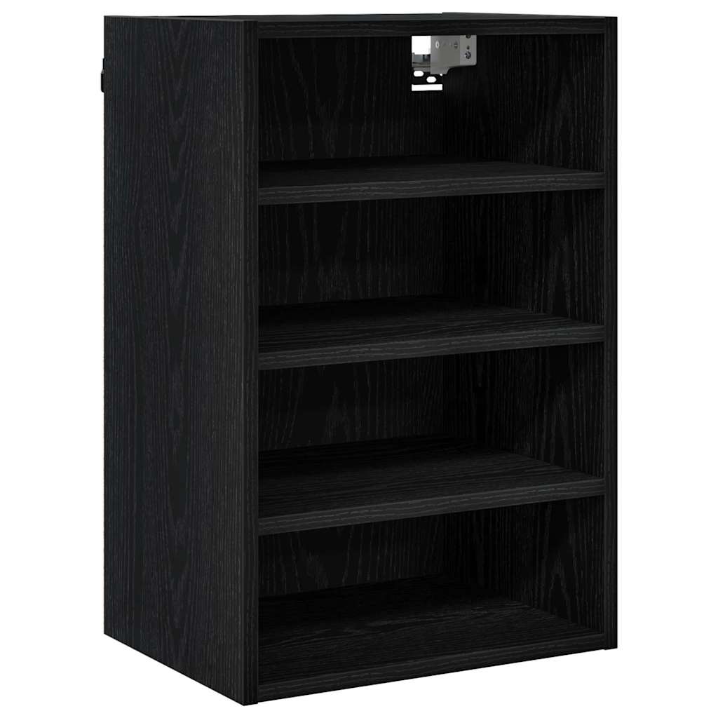 Hengende skap Svart eik 40 x 29,5 x 60 cm Konstruert tre