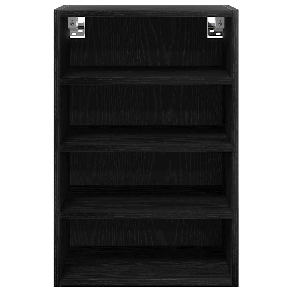 Hengende skap Svart eik 40 x 29,5 x 60 cm Konstruert tre
