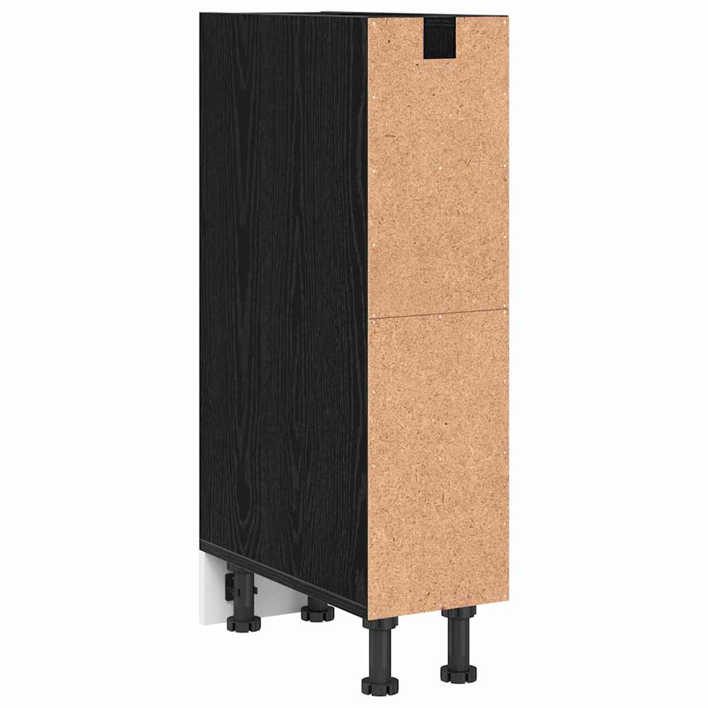 Kjøkken Underskaps Svart eik 20 x 44,5 x 81,5 cm Konstruert tre