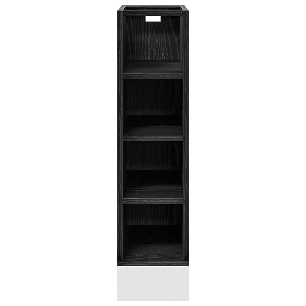 Kjøkken Underskaps Svart eik 20 x 44,5 x 81,5 cm Konstruert tre