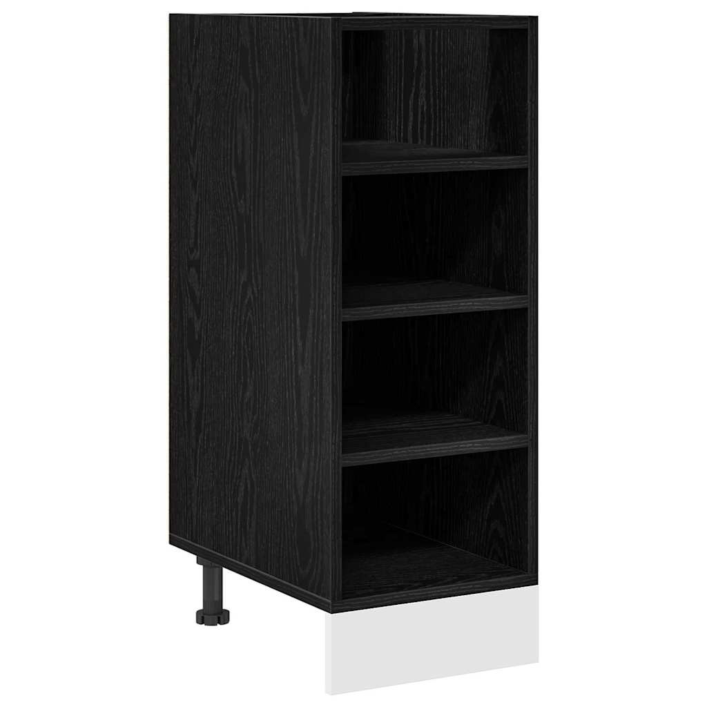 Kjøkken Underskaps Svart eik 30 x 44,5 x 81,5 cm Konstruert tre