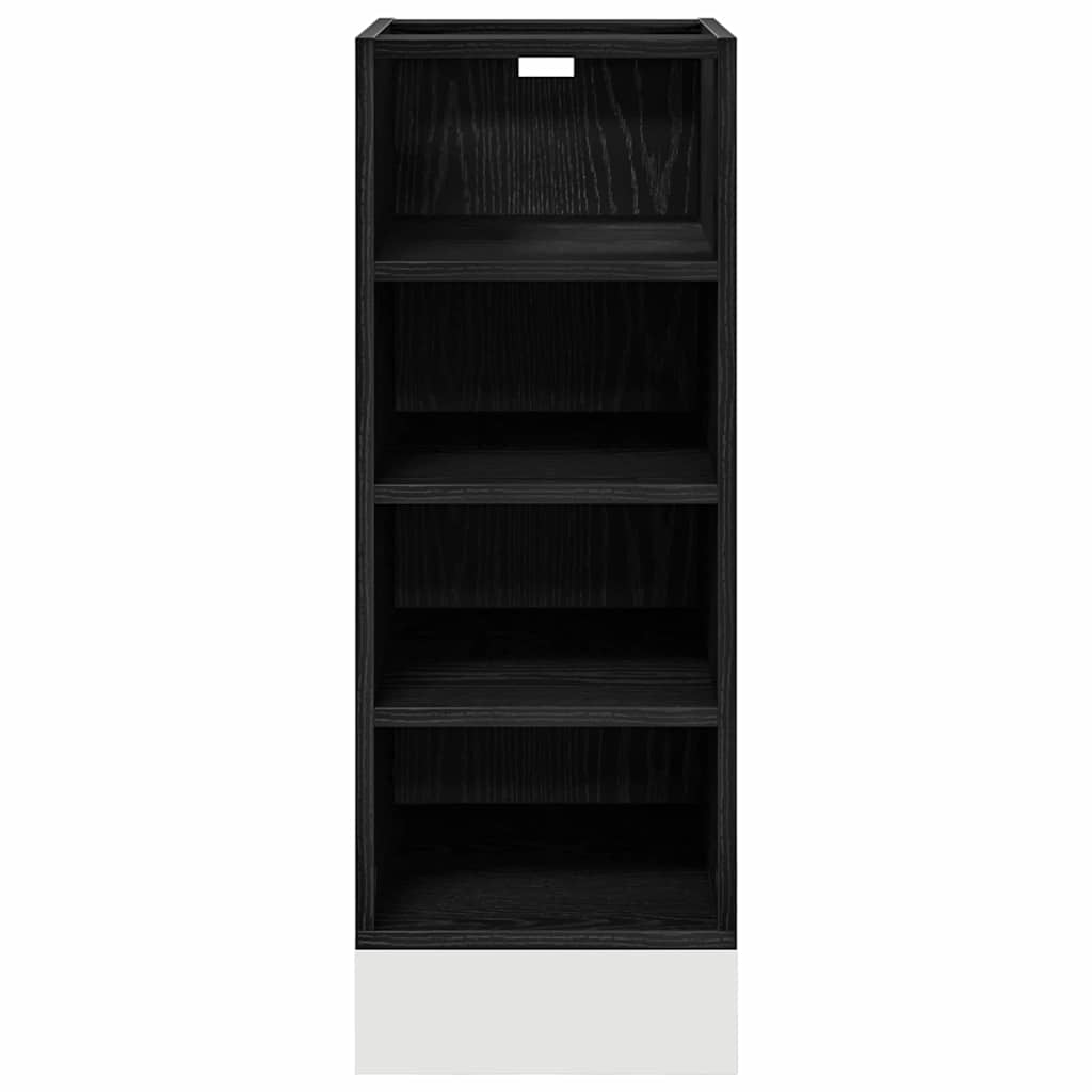 Kjøkken Underskaps Svart eik 30 x 44,5 x 81,5 cm Konstruert tre