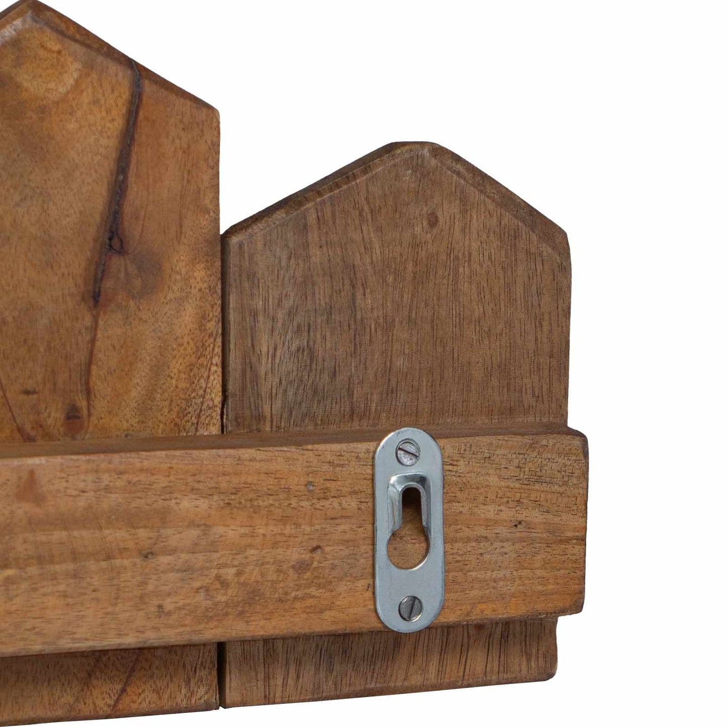 Henger Brun 48 x 8 x 15 cm Massiv Mahogni Tre