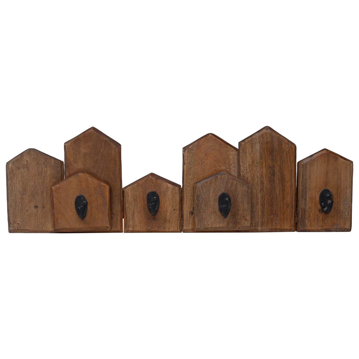 Henger Brun 48 x 8 x 15 cm Massiv Mahogni Tre