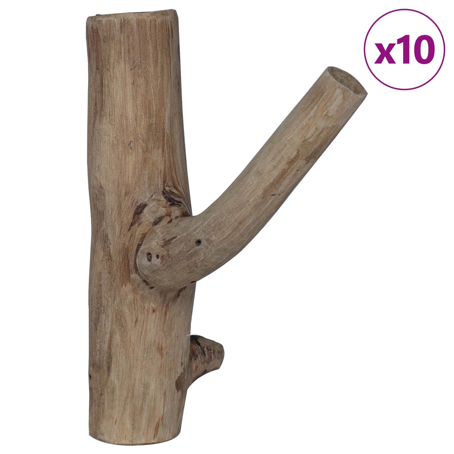 Krok Brun 4 x 4 x 14 cm Massiv Reclaim Tre