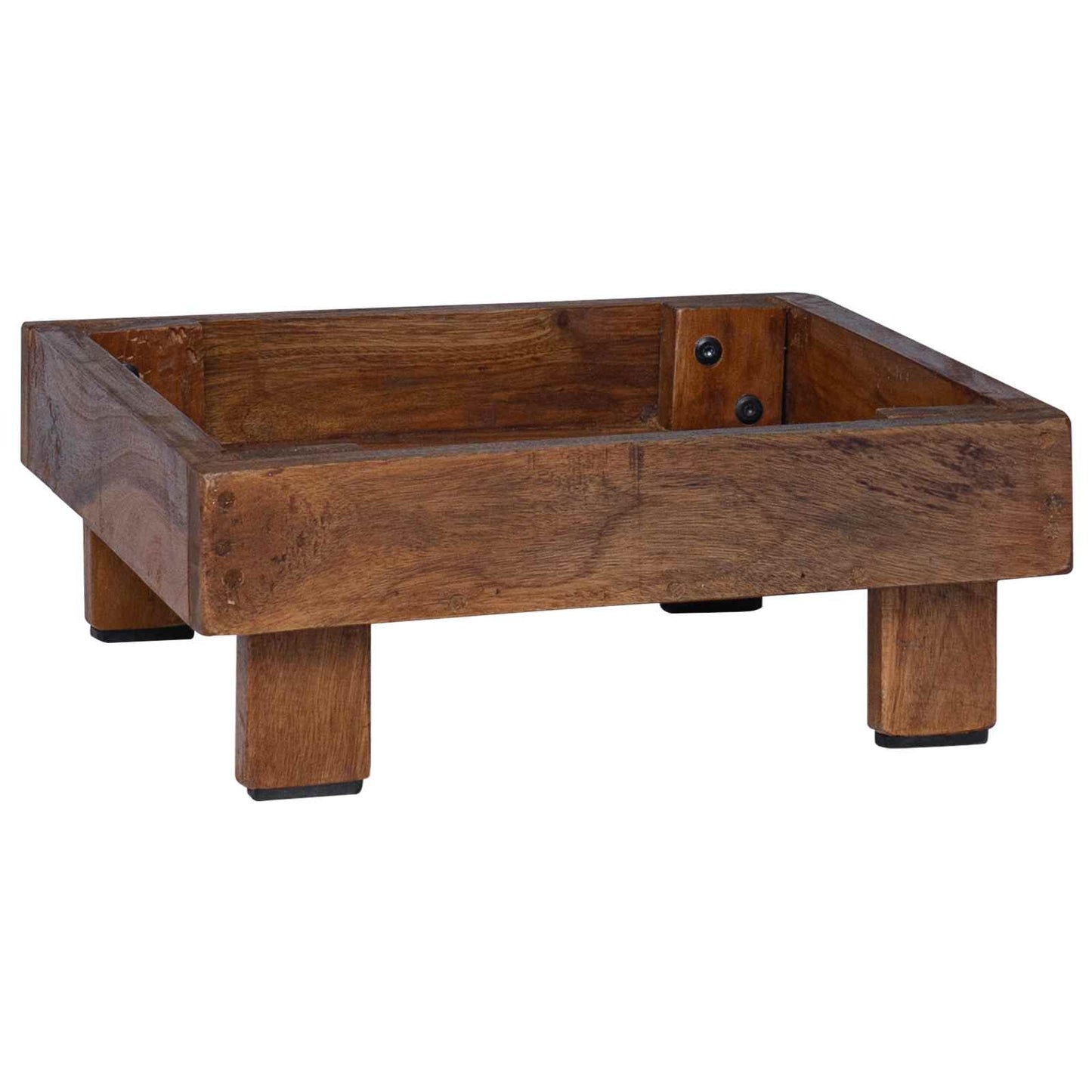 Planteholder 3 pcs Brun Mahogni Tre