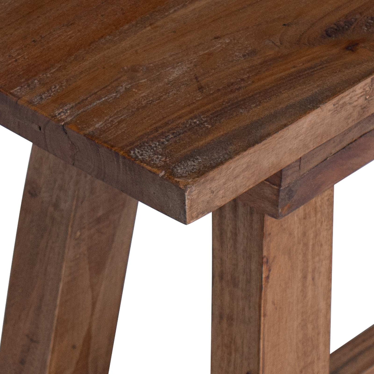 benk Naturlig 50,5 x 25 x 47,5 cm Massivt mahognitre vidaXL