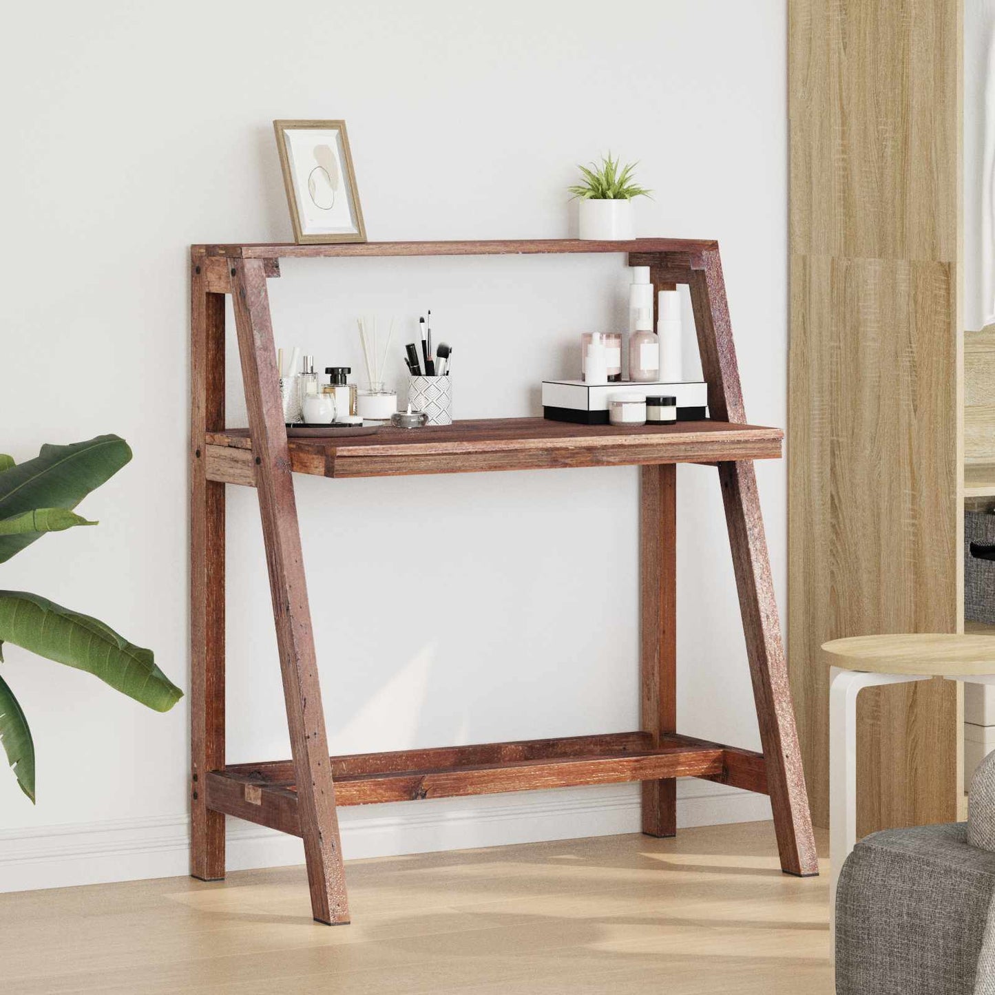 Skrivebord Brun 90 x 50 x 103 cm Massiv Reclaim Tre