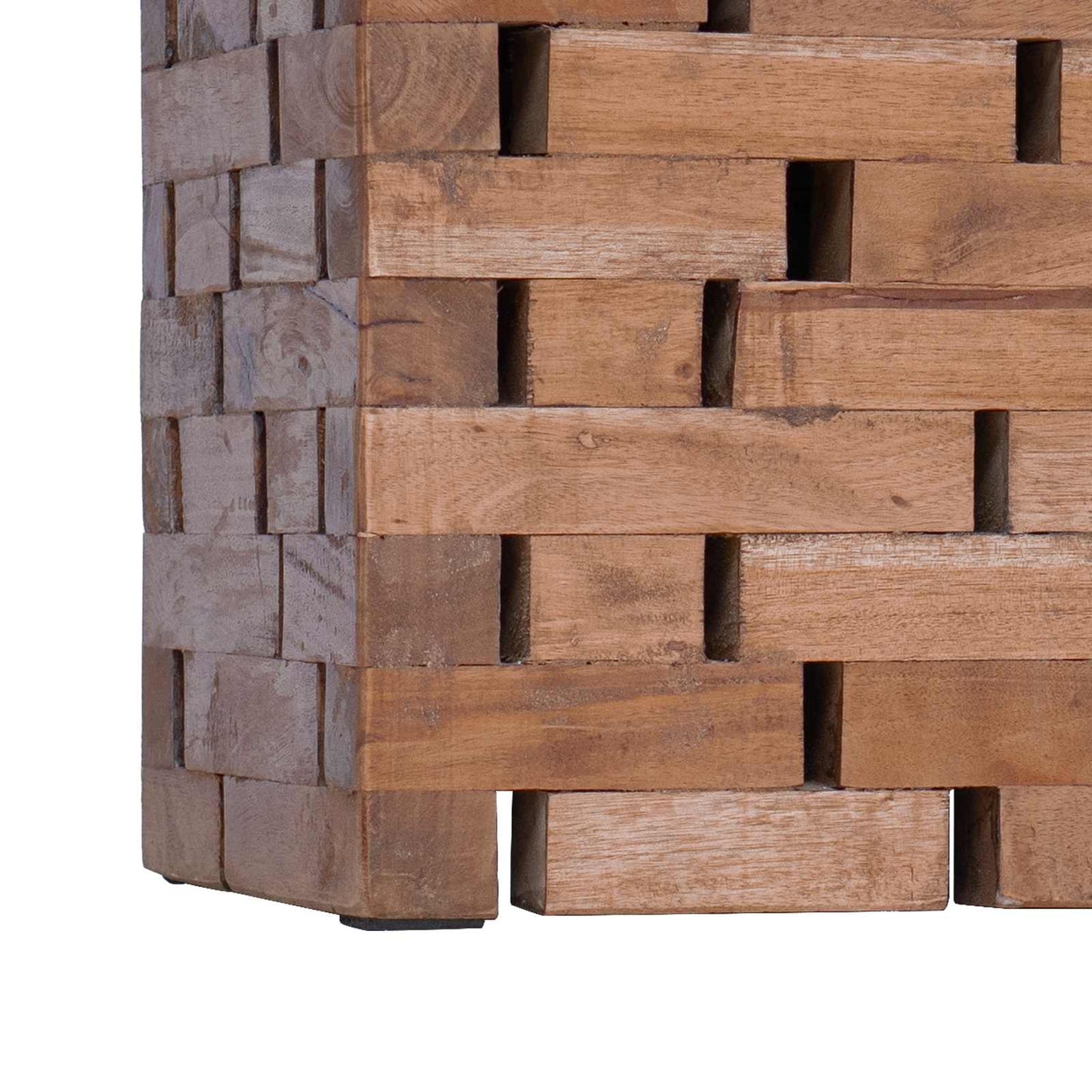 Håndverk Naturlig 29 x 29 x 48 cm Massivt gjenvunnet tre