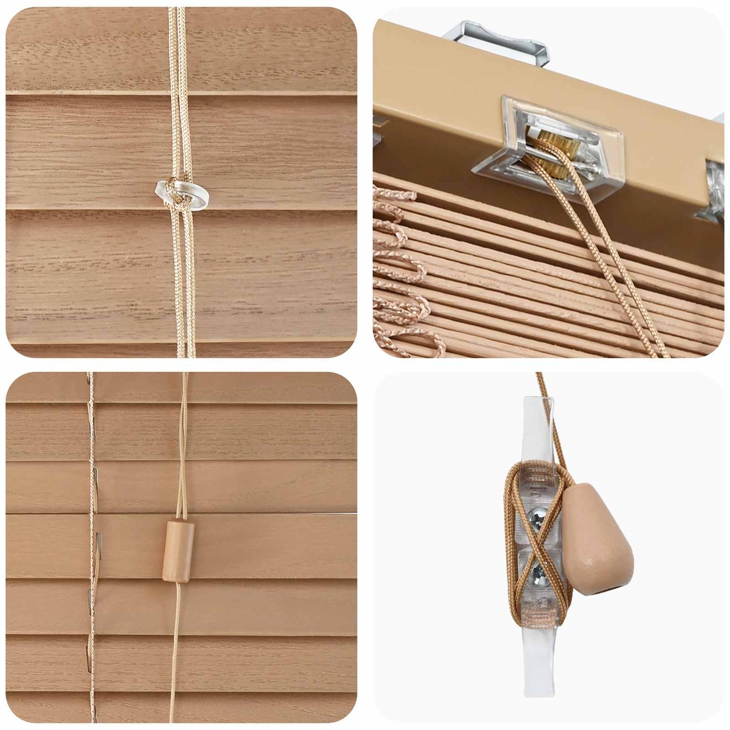 Venetiansk persienne Eikefinér 120 x 160 cm 35 mm