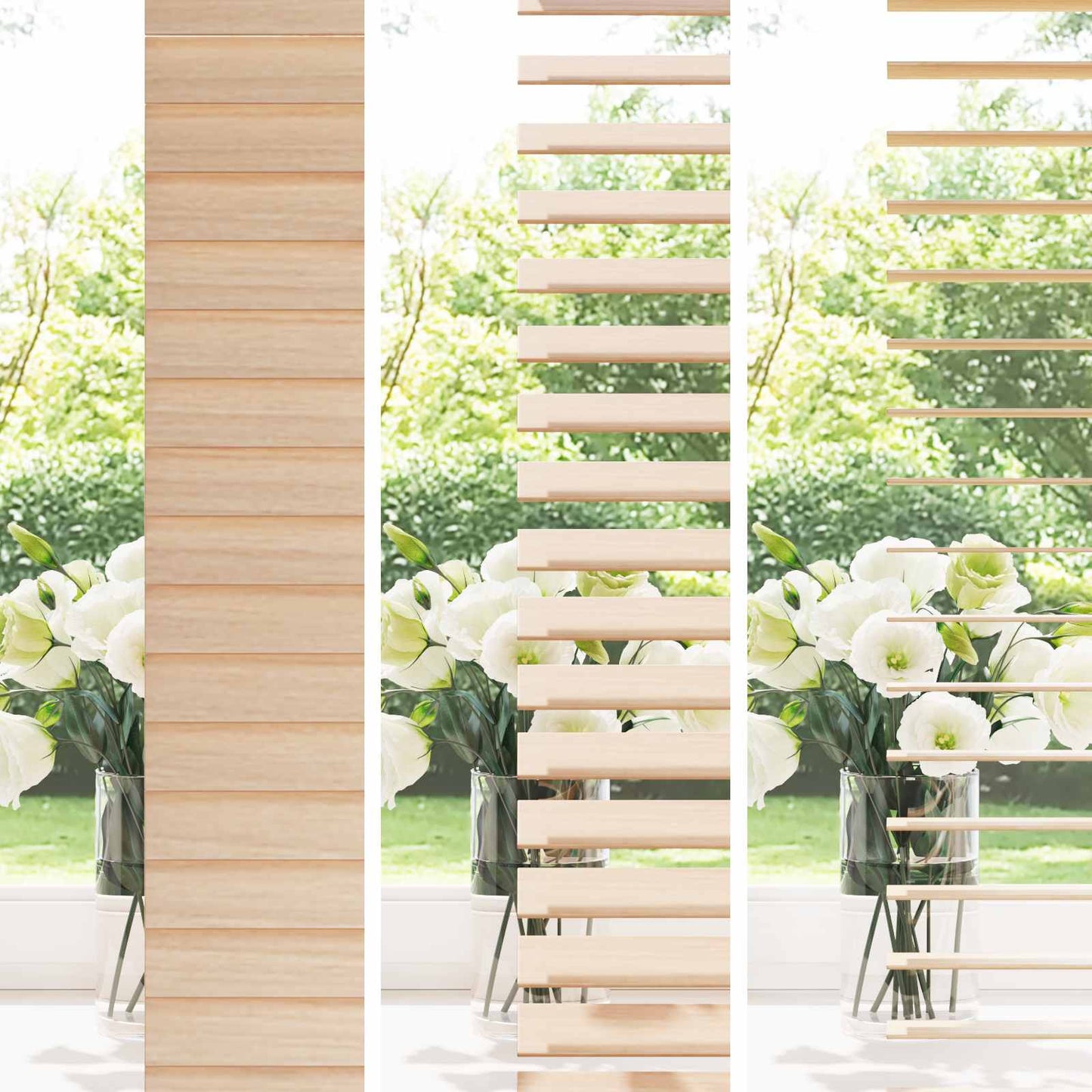 Venetiansk persienne Eikefinér 130 x 160 cm 35 mm