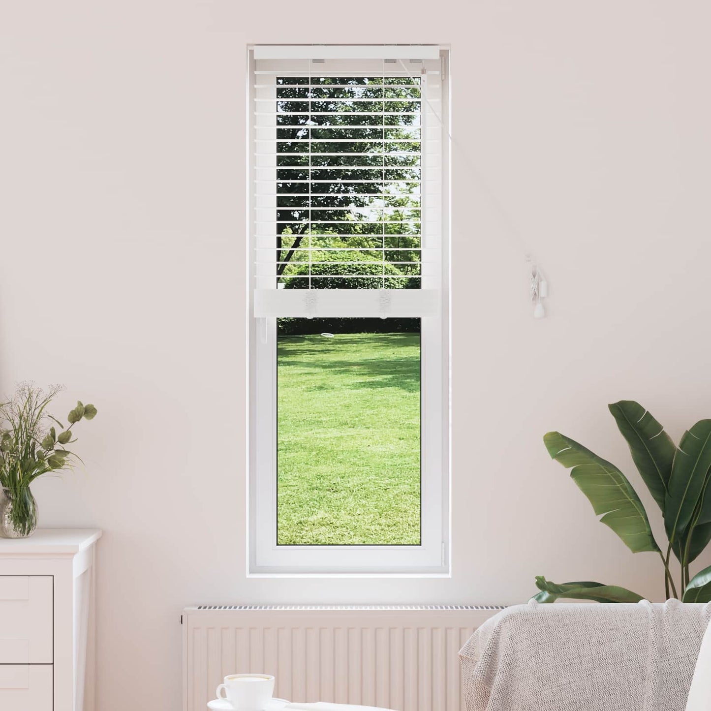 Venetiansk persienne Hvit 50 x 130 cm 35 mm