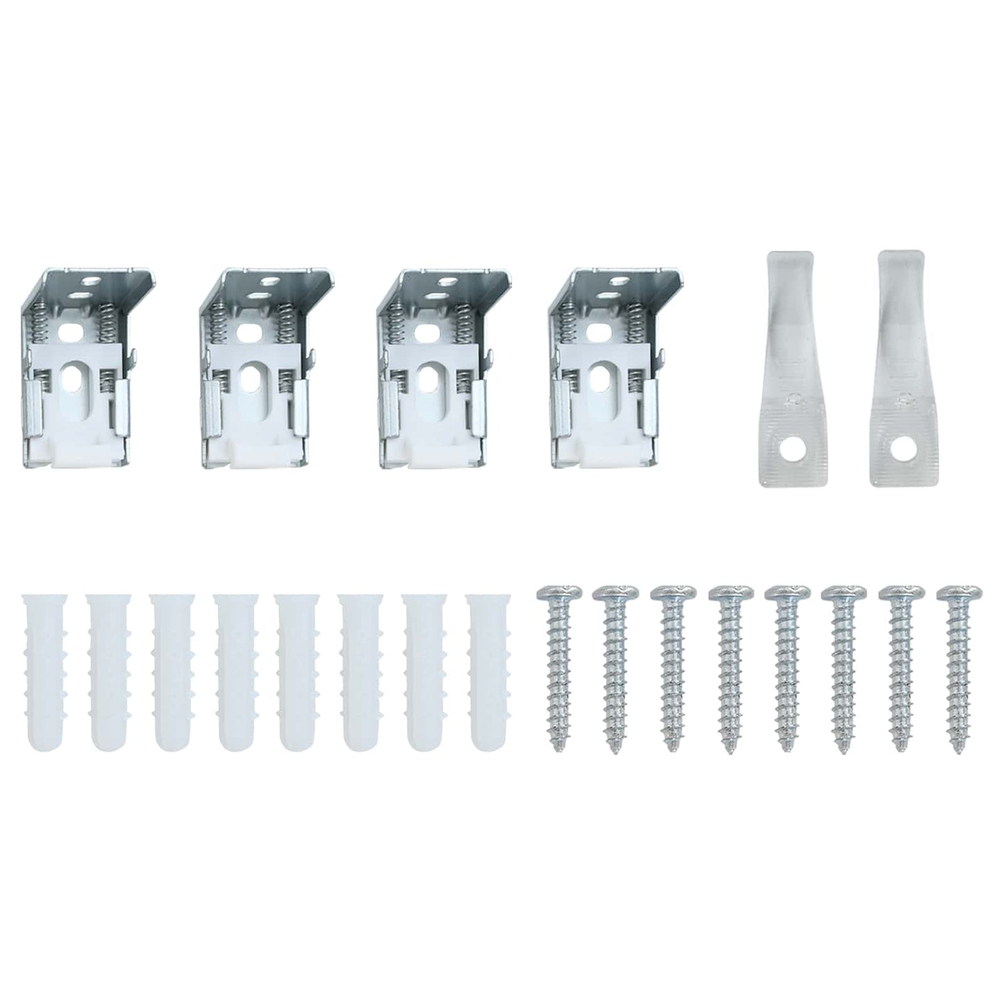 Venetiansk persienne Hvit 115 x 130 cm 35 mm