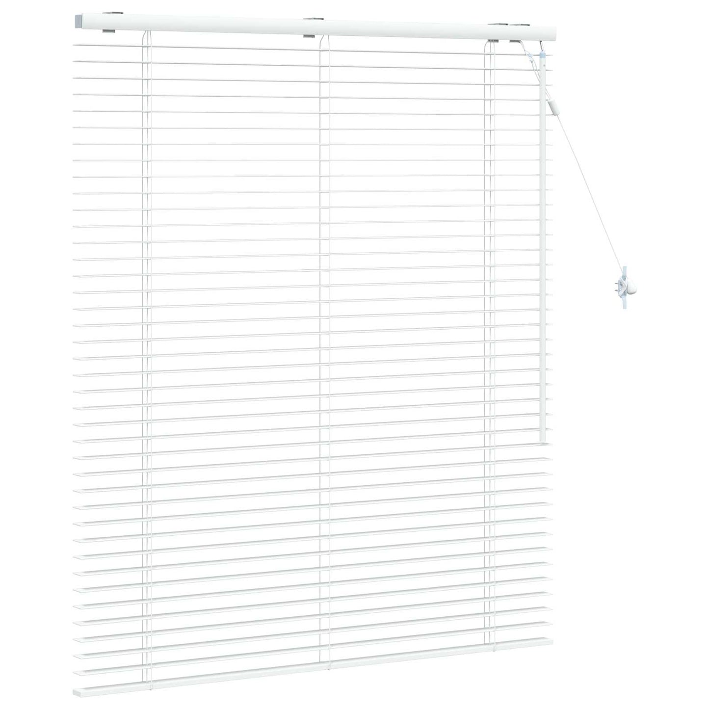 Venetiansk persienne Hvit 115 x 130 cm 35 mm