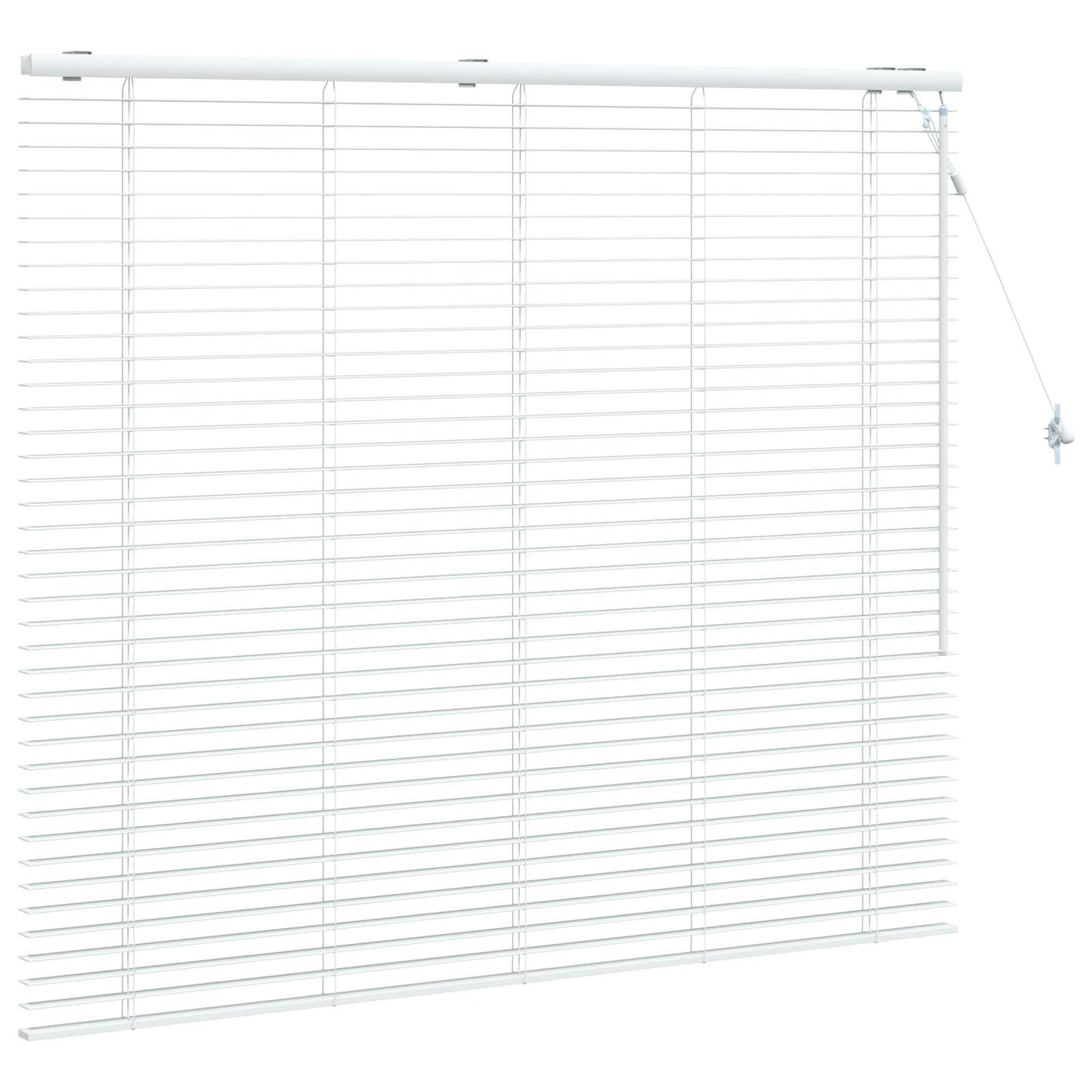 Venetiansk persienne Hvit 145 x 130 cm 35 mm