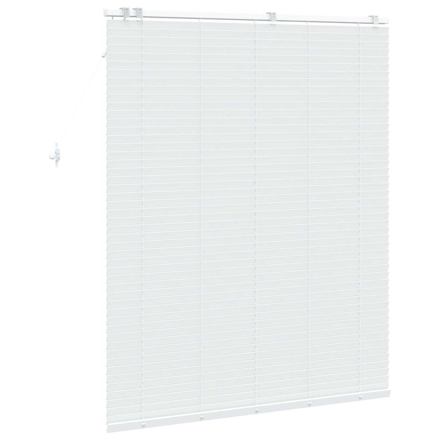 Venetiansk persienne Hvit 125 x 160 cm 35 mm