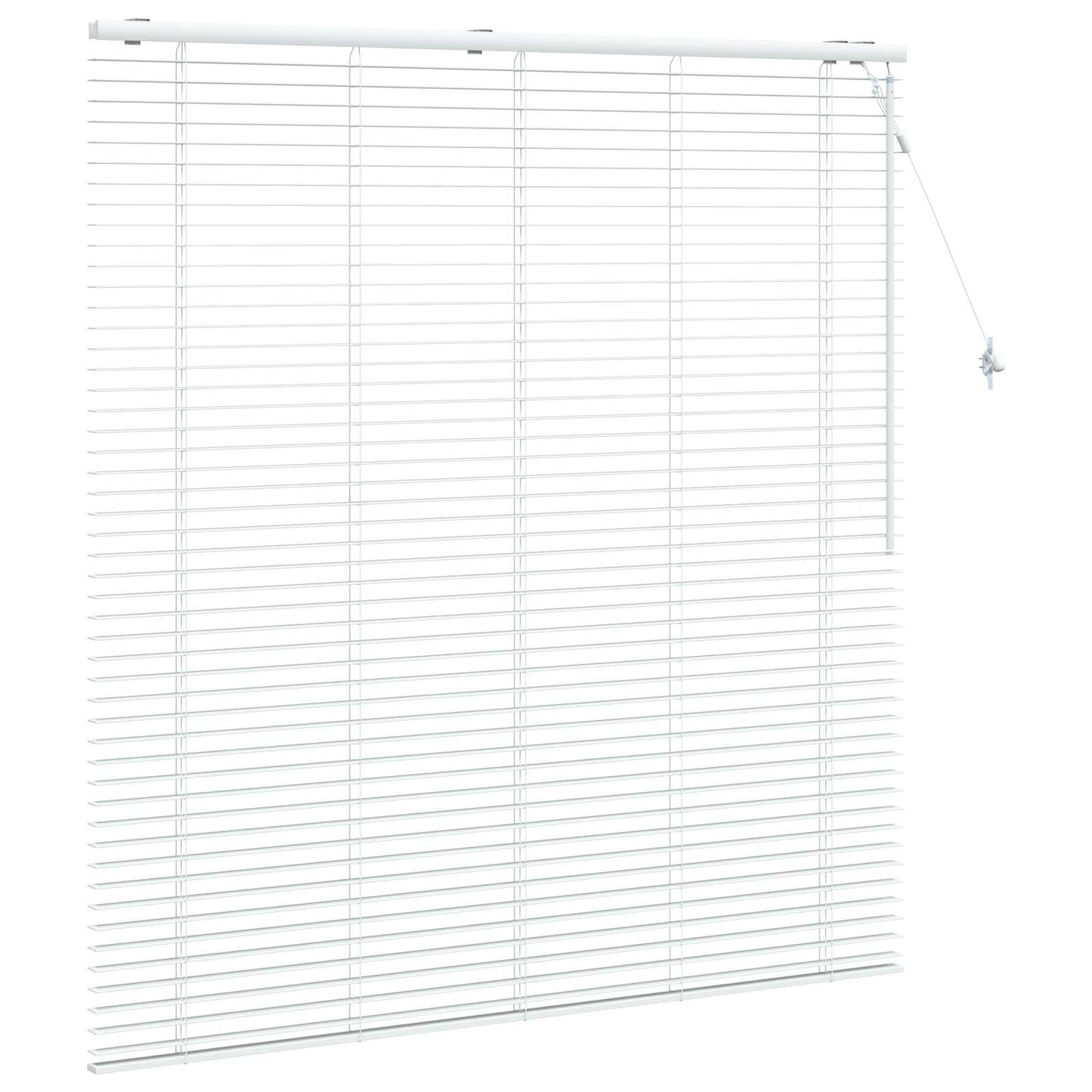 Venetiansk persienne Hvit 160 x 160 cm 35 mm