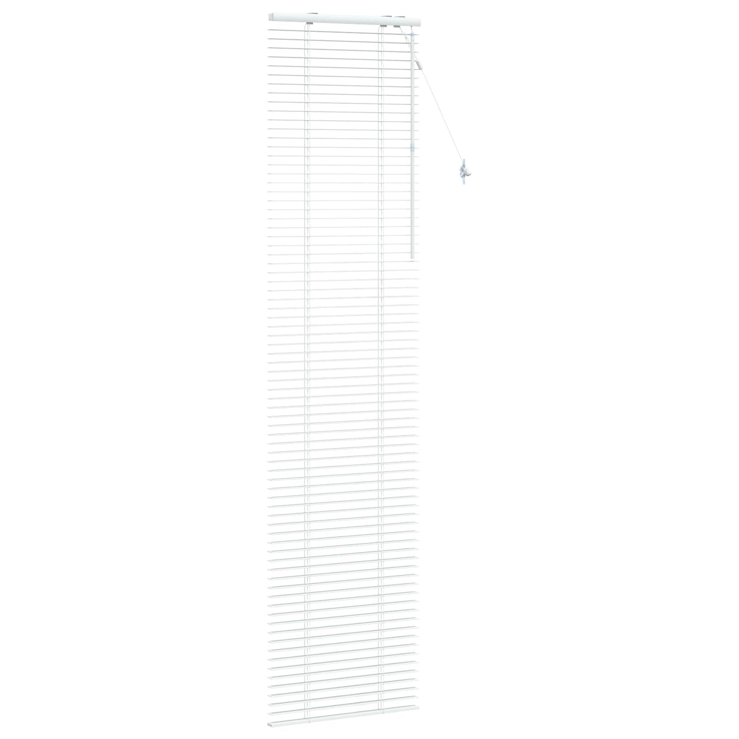 Venetiansk persienne Hvit 55 x 250 cm 35 mm
