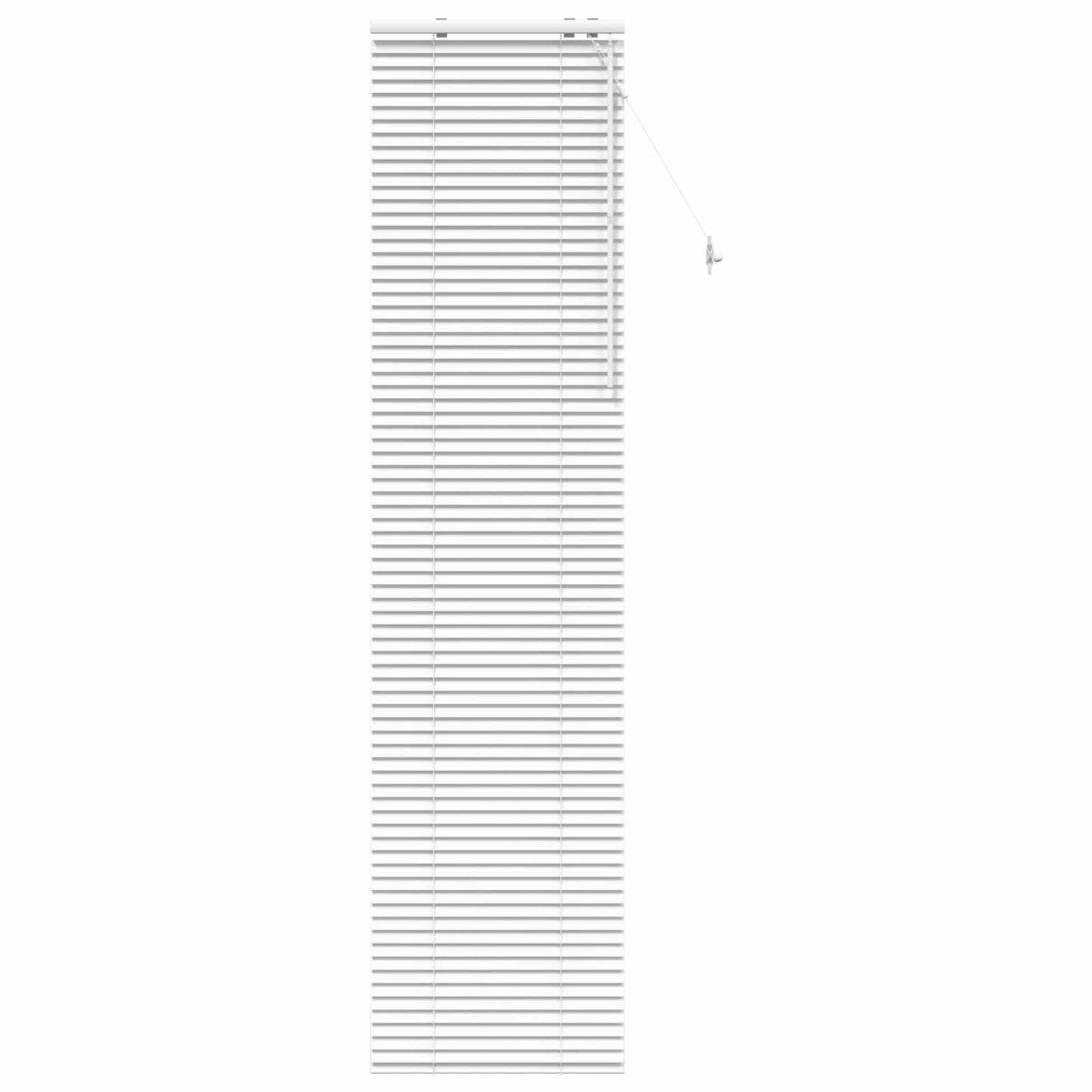Venetiansk persienne Hvit 60 x 250 cm 35 mm