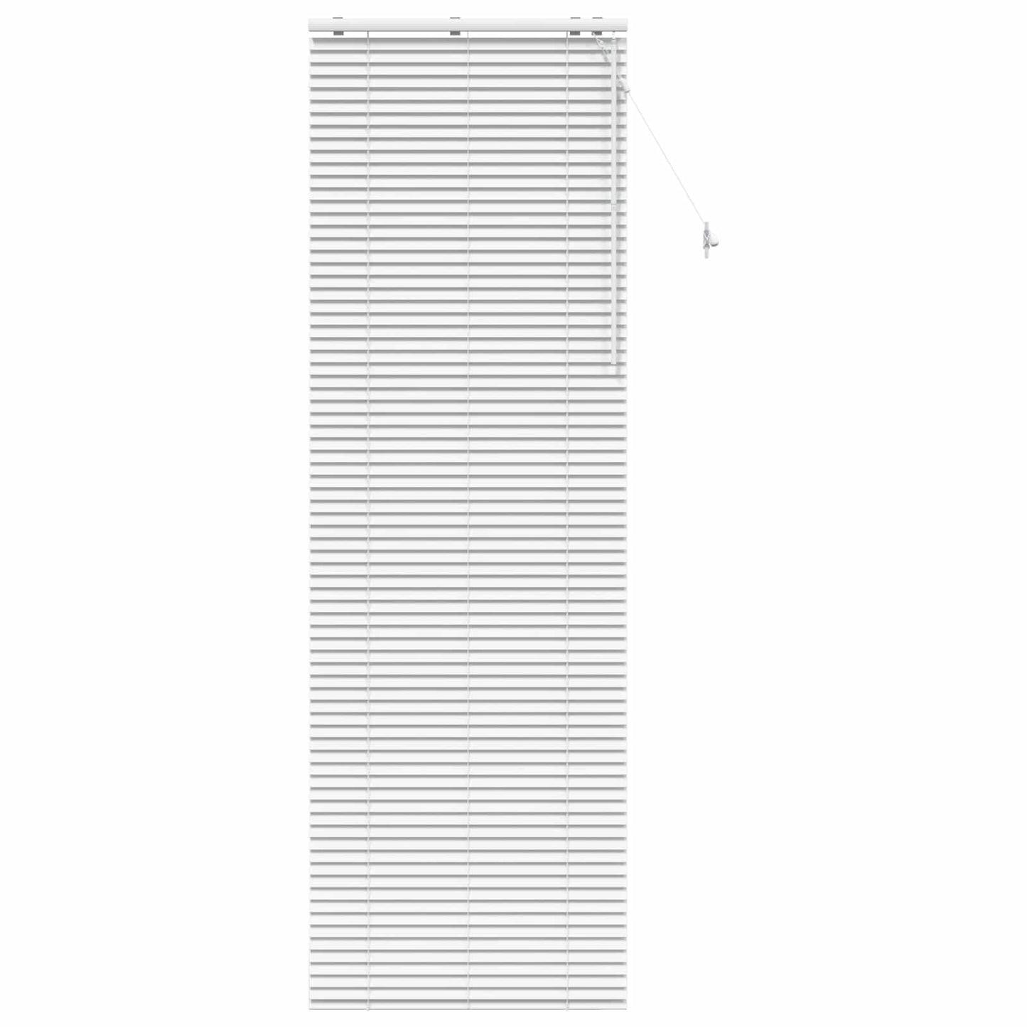 Venetiansk persienne Hvit 75 x 250 cm 35 mm