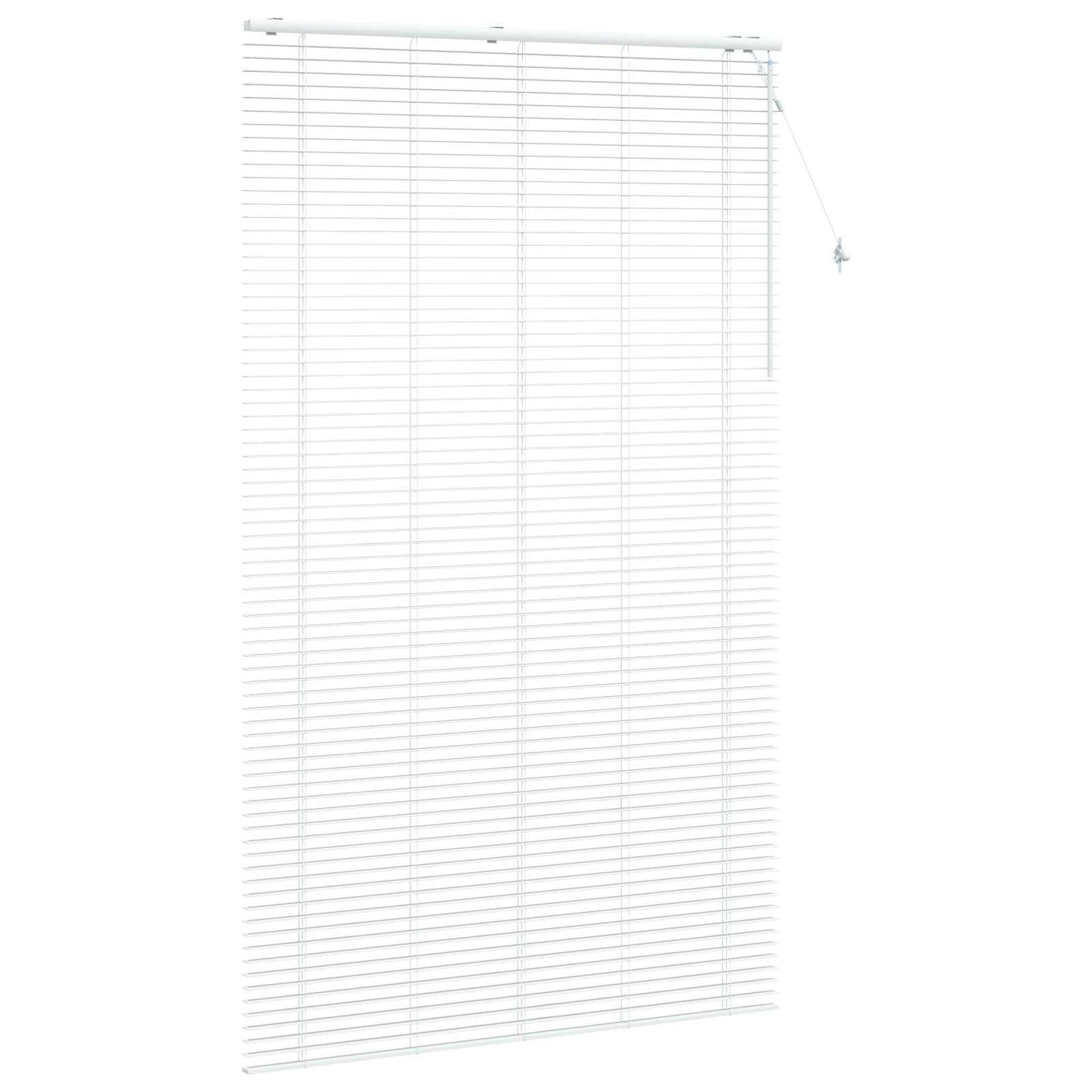 Venetiansk persienne Hvit 155 x 250 cm 35 mm