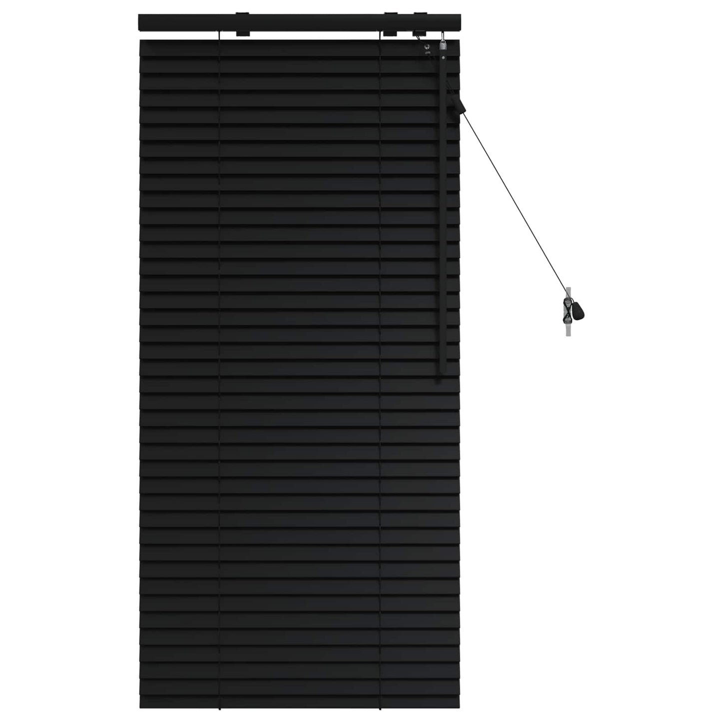 Venetiansk persienne Svart 55 x 130 cm 35 mm
