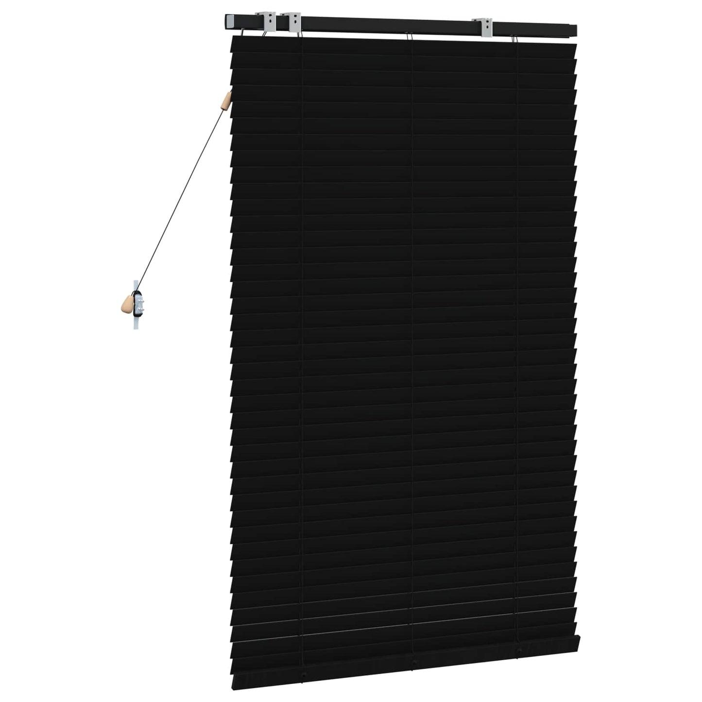 Venetiansk persienne Svart 80 x 130 cm 35 mm