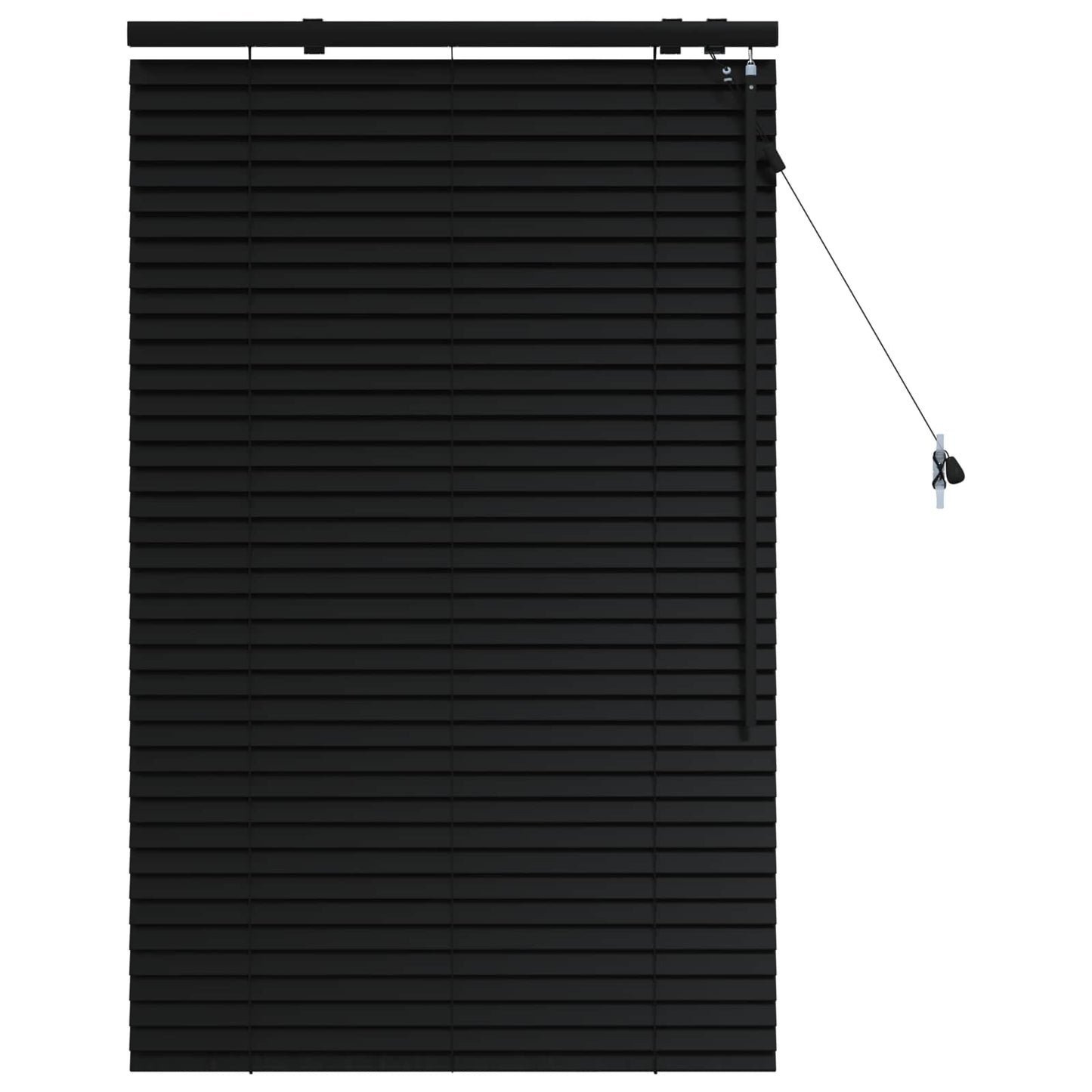Venetiansk persienne Svart 80 x 130 cm 35 mm