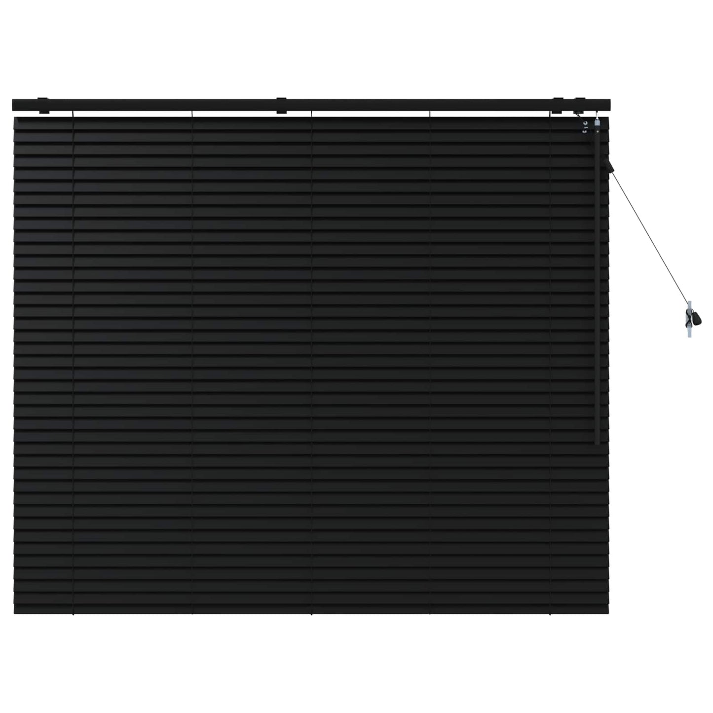 Venetiansk persienne Svart 125 x 130 cm 35 mm