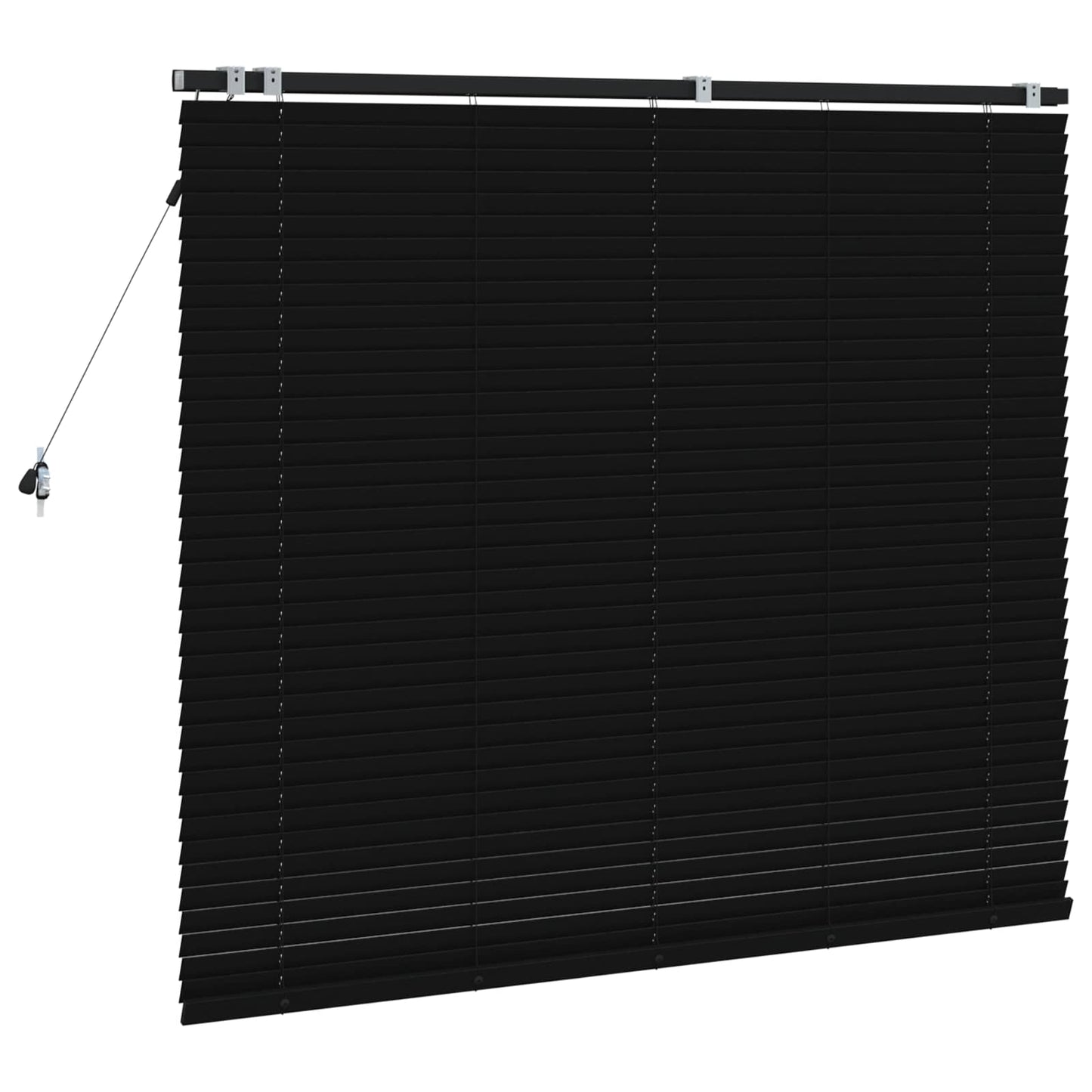Venetiansk persienne Svart 160 x 130 cm 35 mm