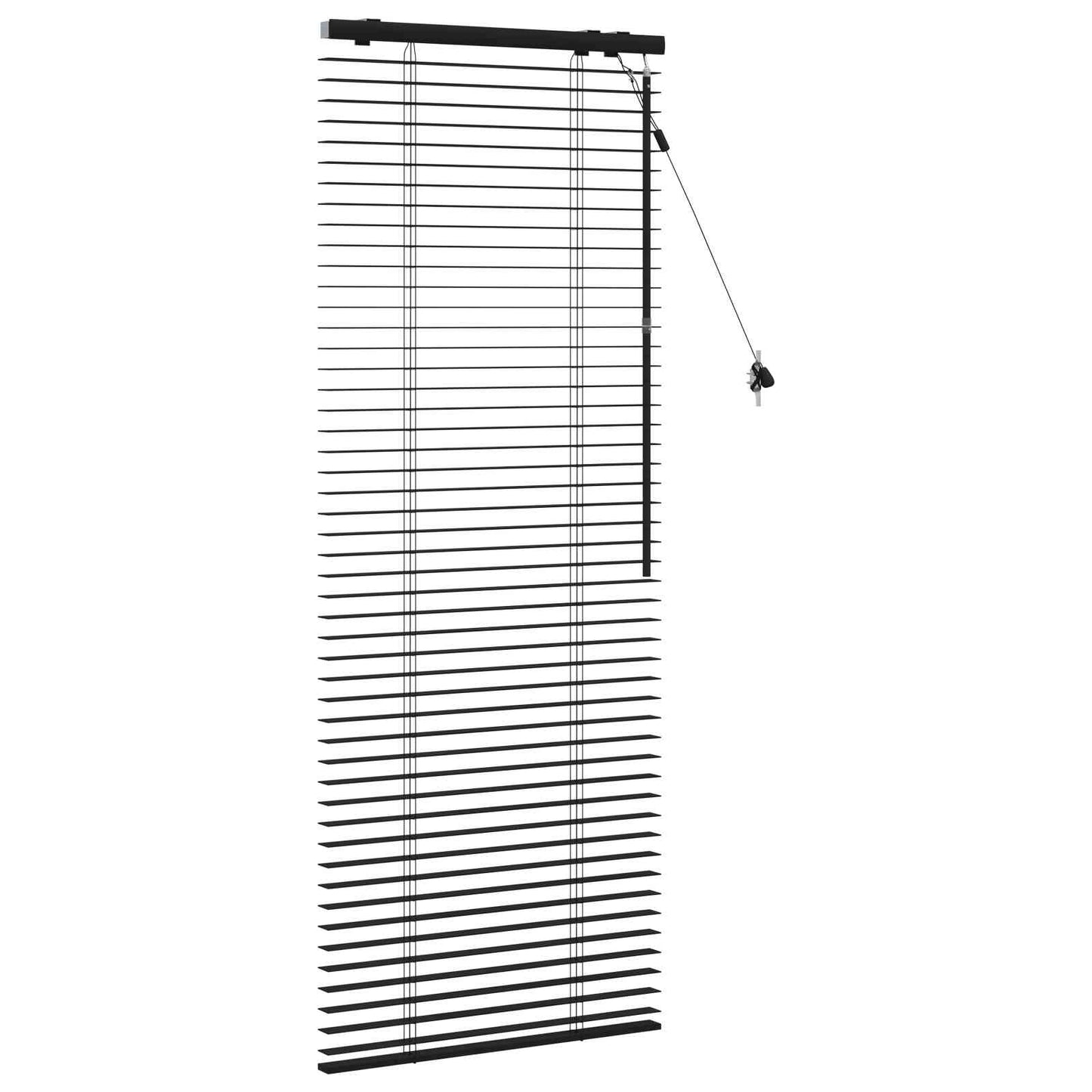 Venetiansk persienne Svart 60 x 160 cm 35 mm