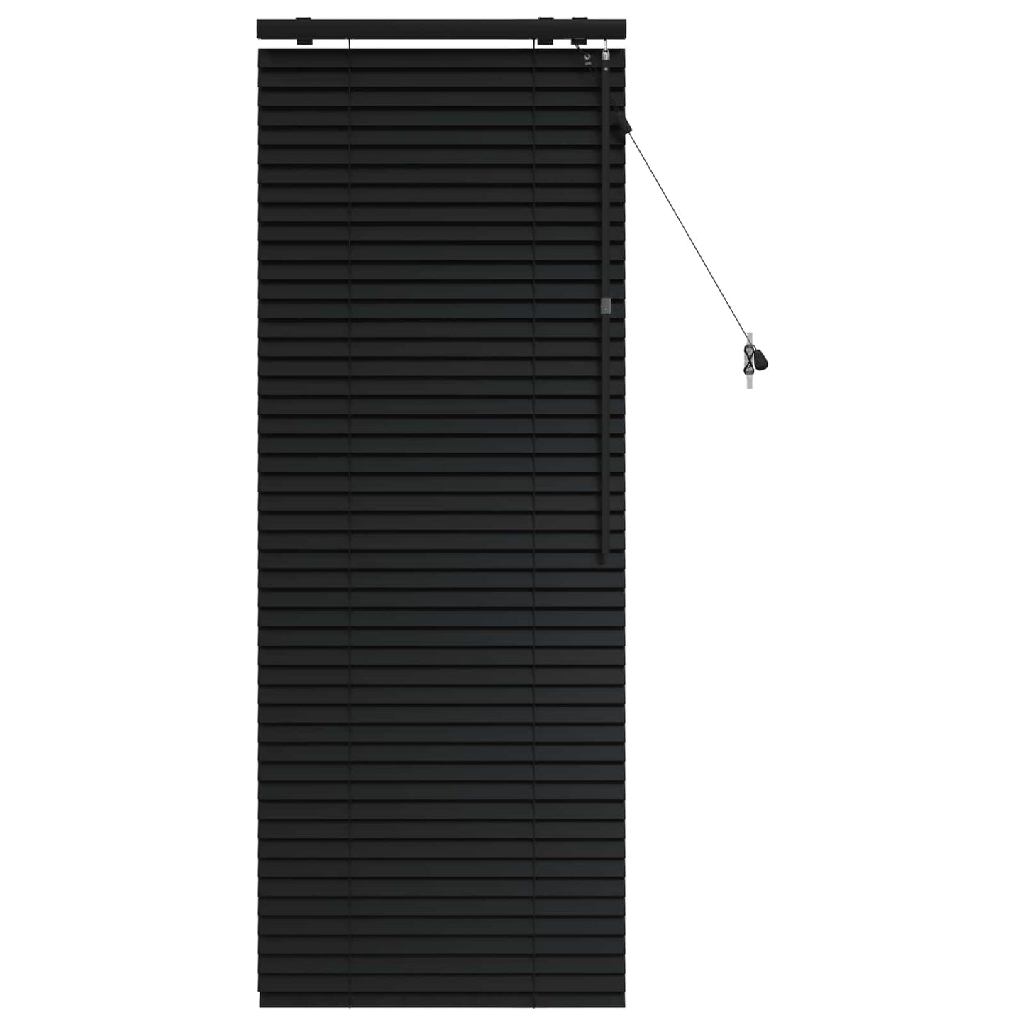Venetiansk persienne Svart 60 x 160 cm 35 mm
