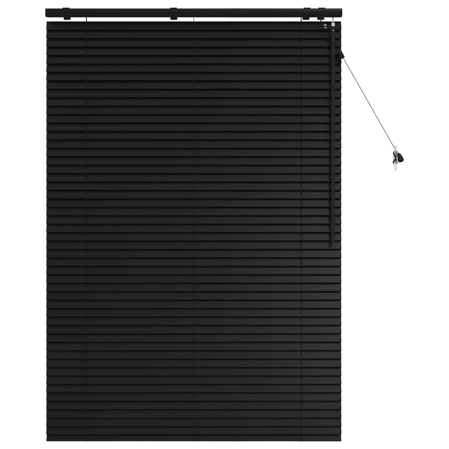 Venetiansk persienne Svart 115 x 160 cm 35 mm