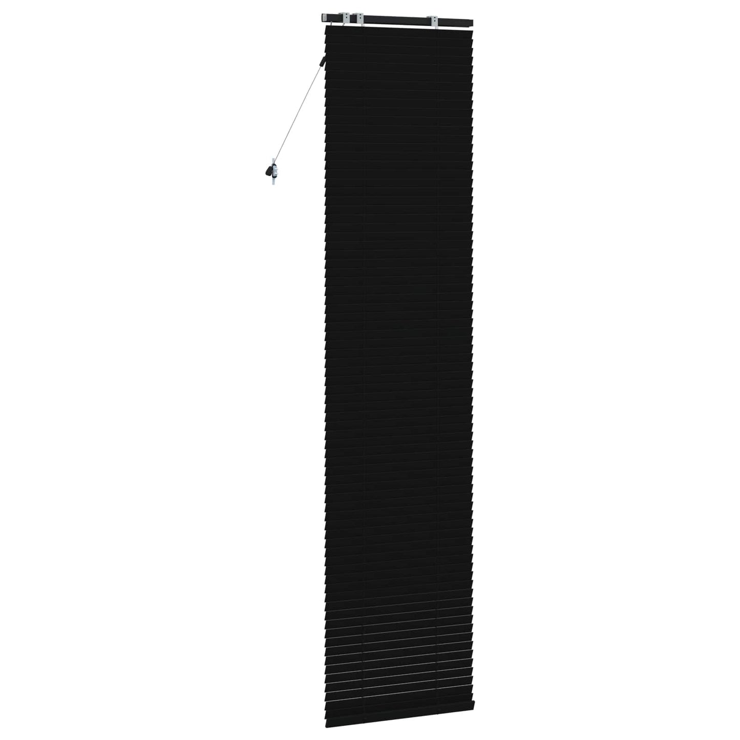 Venetiansk persienne Svart 60 x 250 cm 35 mm