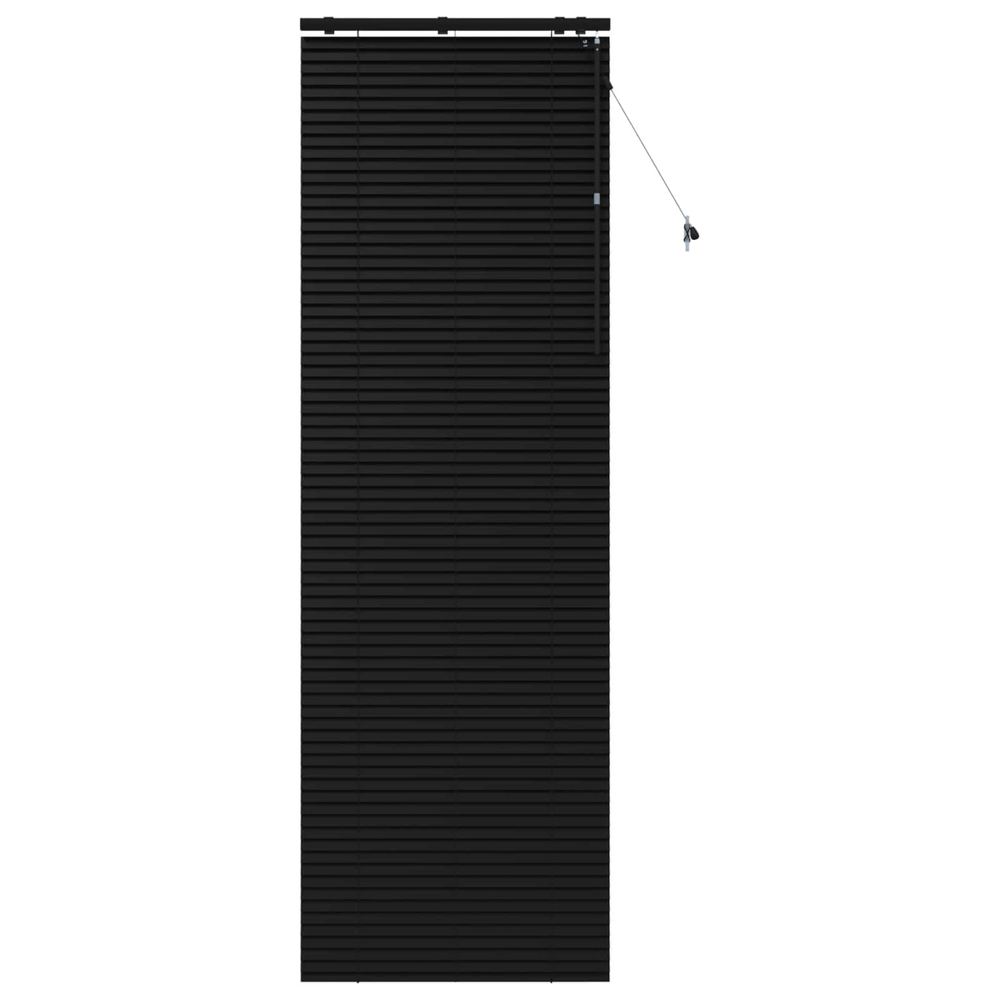 Venetiansk persienne Svart 75 x 250 cm 35 mm