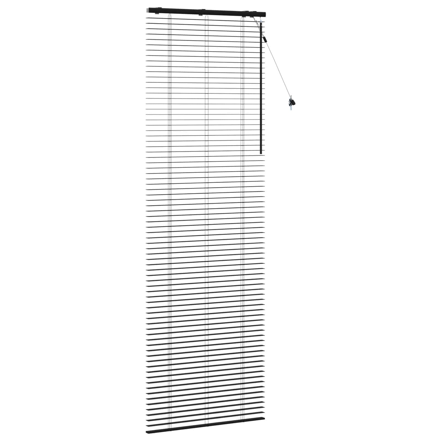 Venetiansk persienne Svart 95 x 250 cm 35 mm