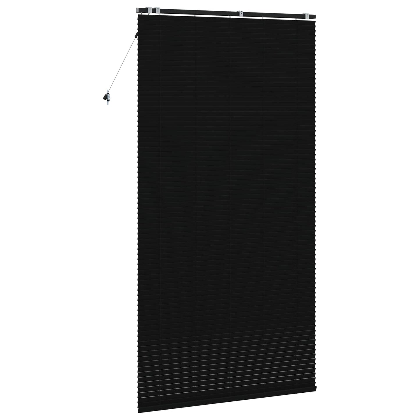 Venetiansk persienne Svart 135 x 250 cm 35 mm